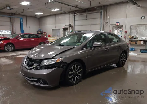 2015 Honda Civic Ex-L из США, поврежденный, VIN 2HGFB2F92FH519353